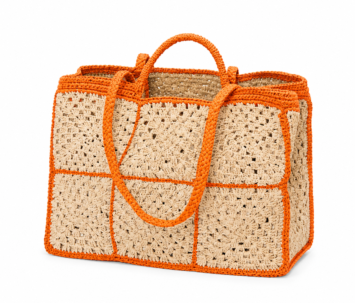 Carrey Raffia Tote bag
