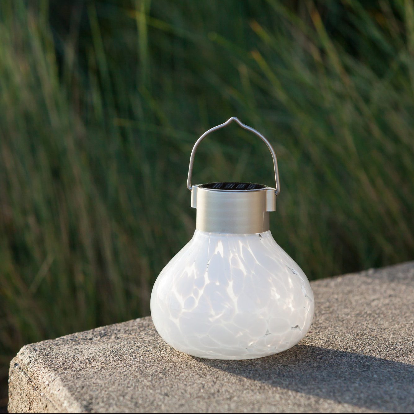 Solar Tea Lantern Handblown Glass 3-pack