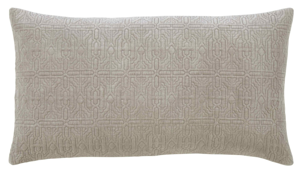 Duke Geometric Cotton Velvet Quilt Sham