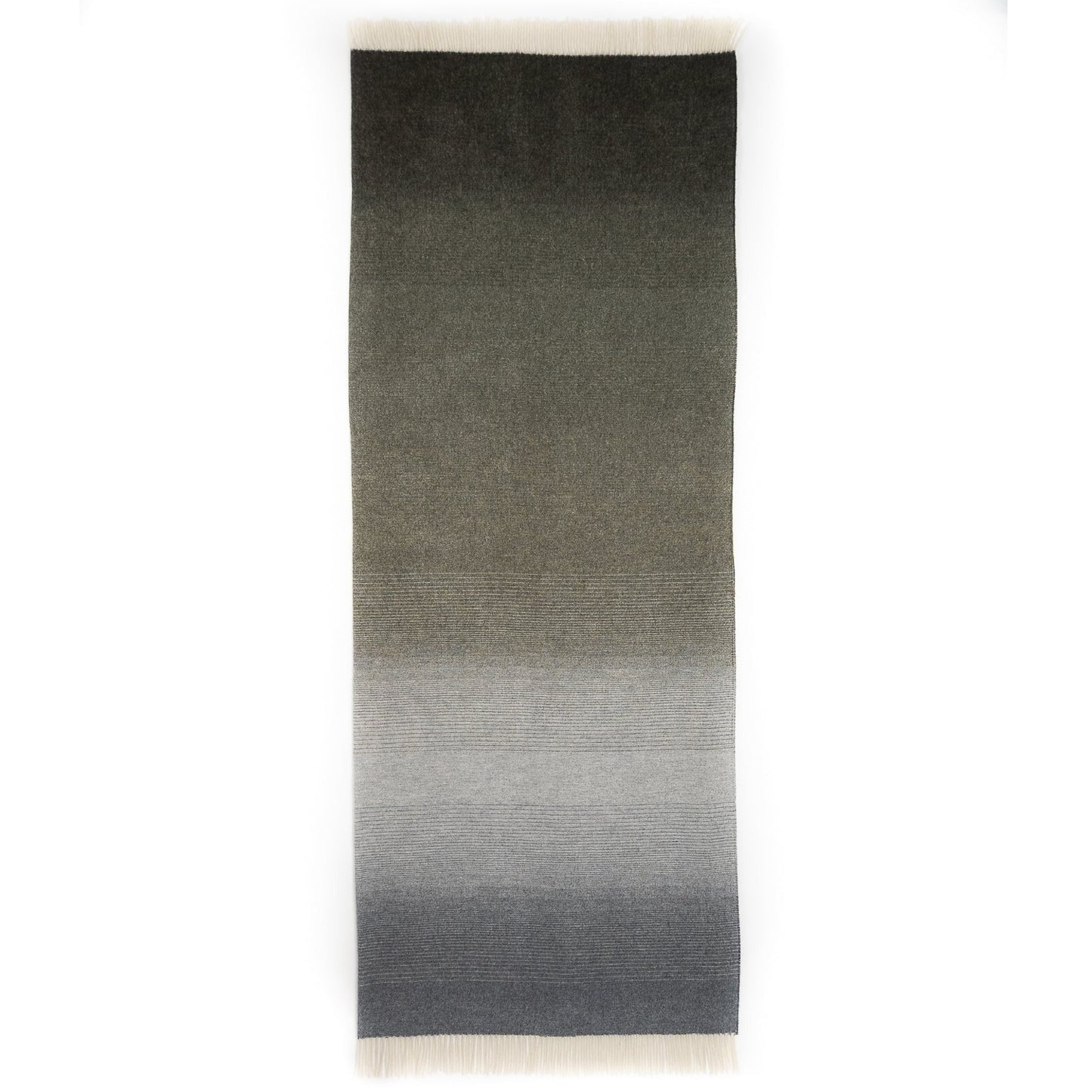 Whisper Ombre Merino Wool Throw – Moss