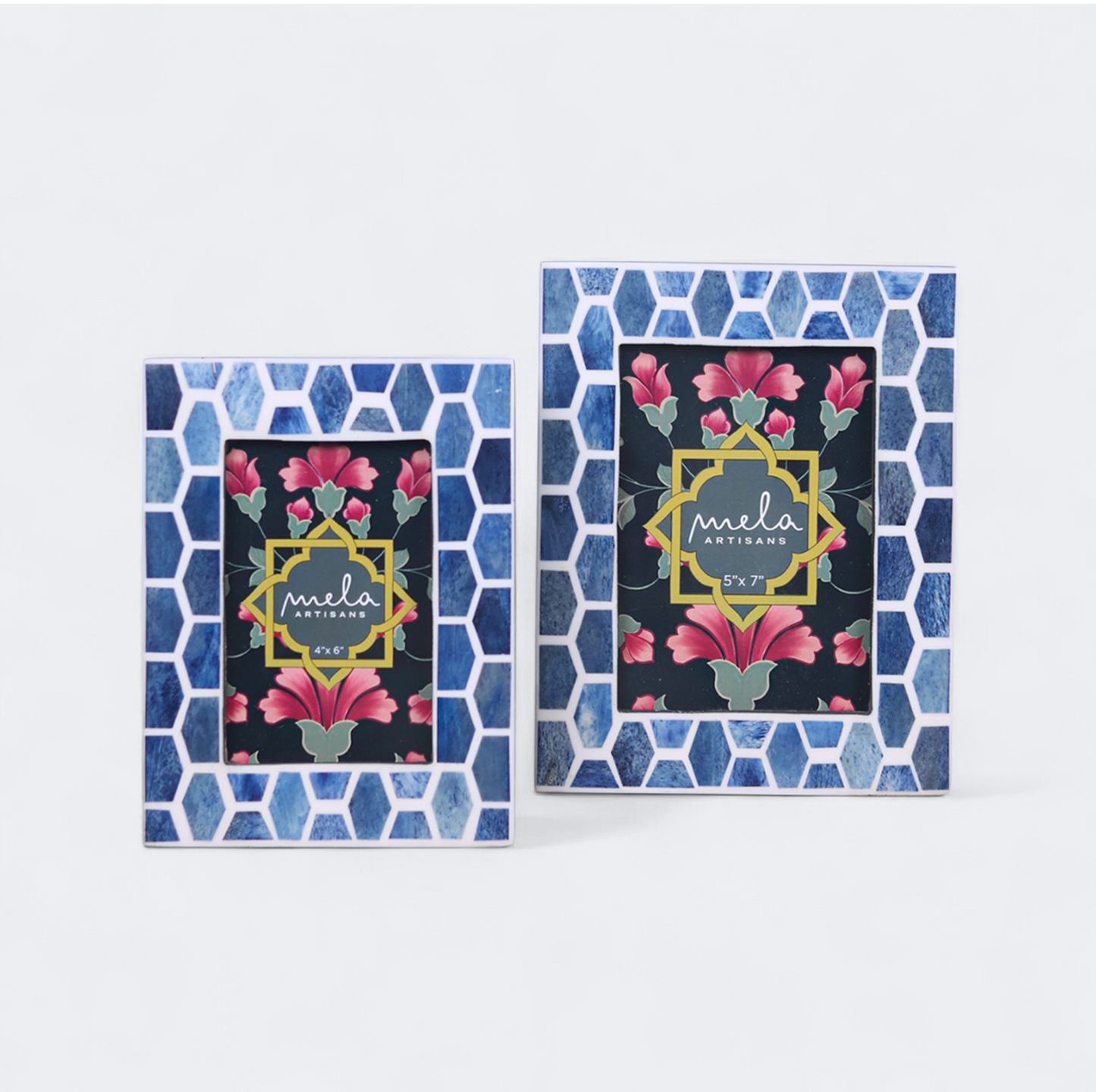 S/2 Gramercy Inlay Photo Frame Gift Box Set