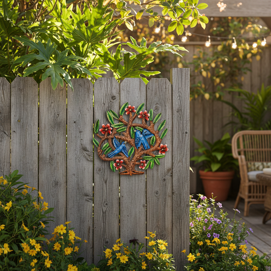 Painted Impasto Round
