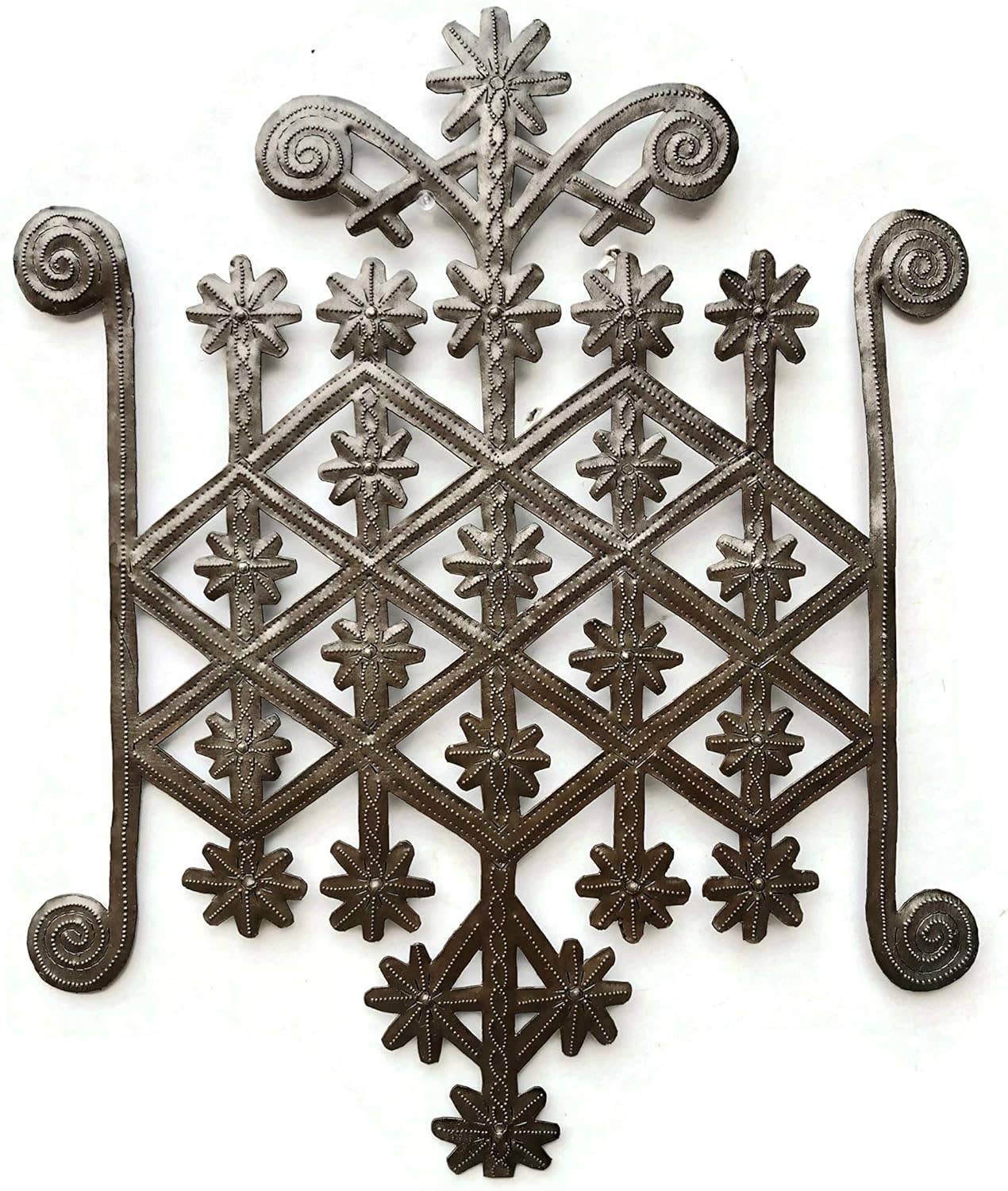 Voodoo Veve Ogun - Handmade Wall Hanging Artwork from Haiti