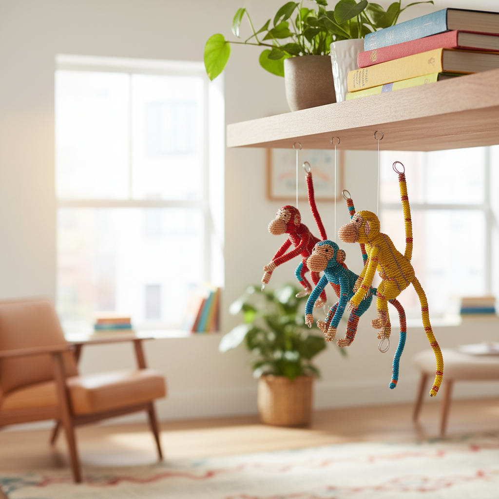 Monkey Hanging (Set of 3)