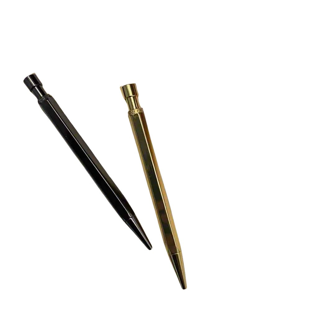 Retractable Solid Brass Pen - Elegant Design