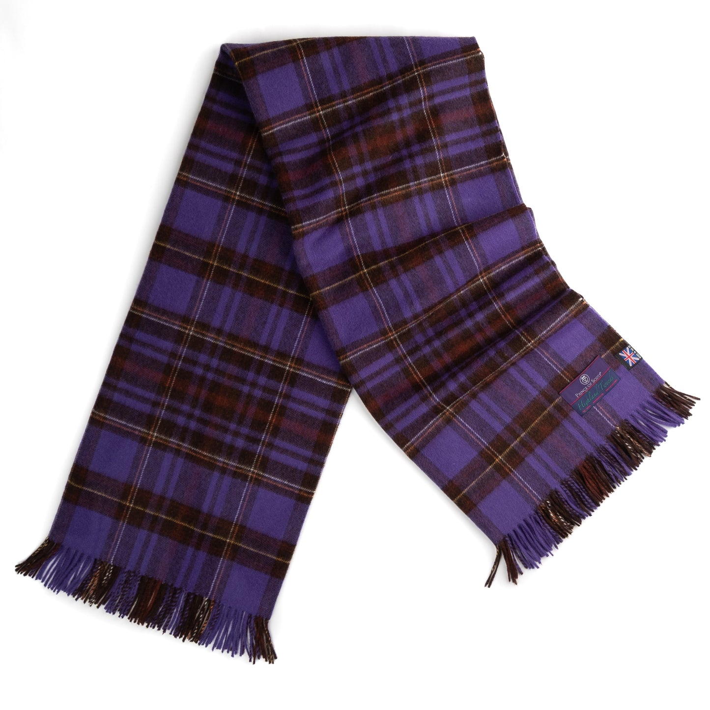 Prince of Scots Merino Wool Throw - Equestrian Tartan