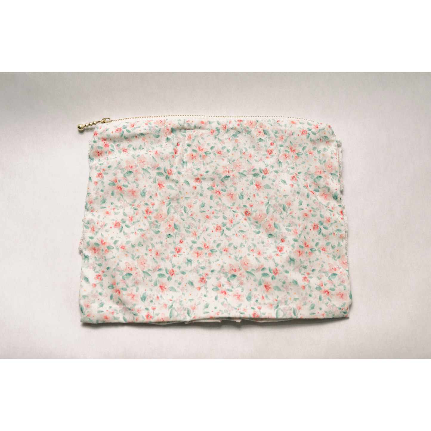 Pastel Confetti | Timeless Floral Ruffle Zipper