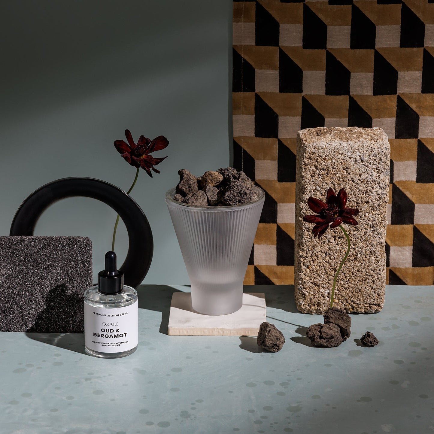ZAI Lava Rock Diffuser - Fig & Flowers