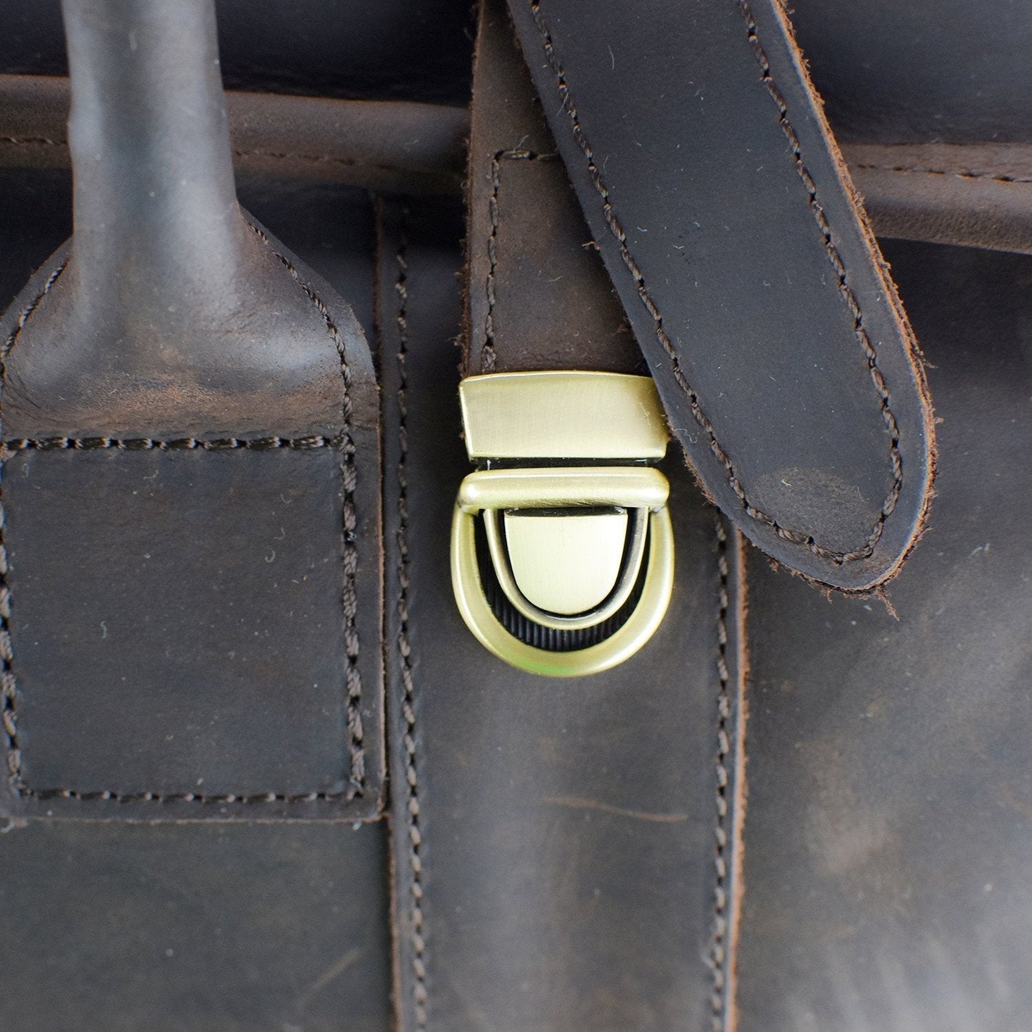 WANDERLUST Small EveryDay Bag - Dark Brown