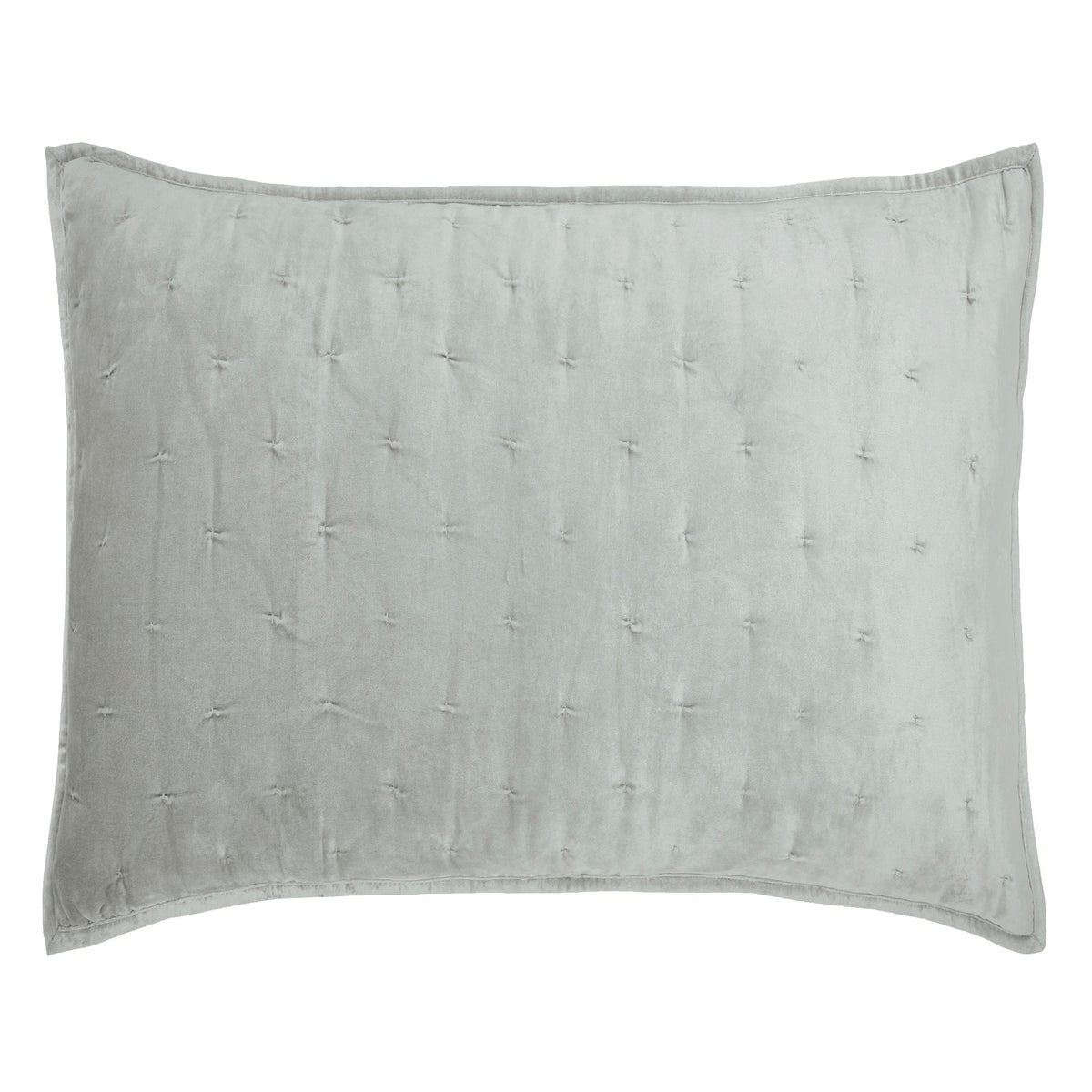 Luna Hand Pinched Velvet Quilt Sham