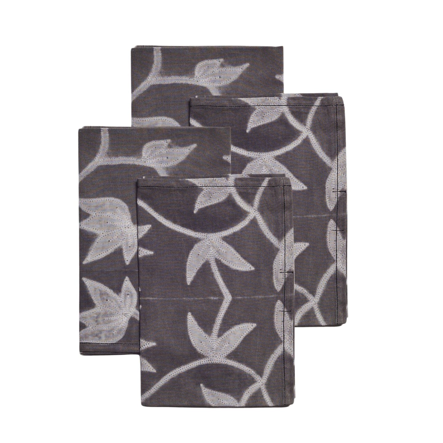 Folio Handcrafted Shibori Print Cotton Table Napkins ( set of 4 )