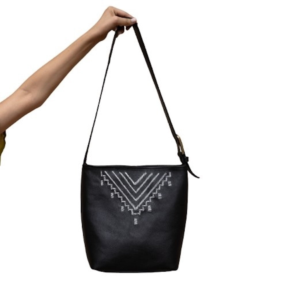 Kasbah Leather Bucket Tote