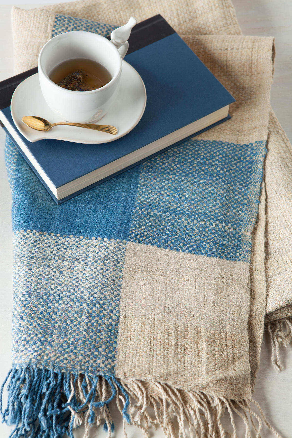 Silk Throw | Cruelty-Free | Handwoven | Fair Trade | BORDER