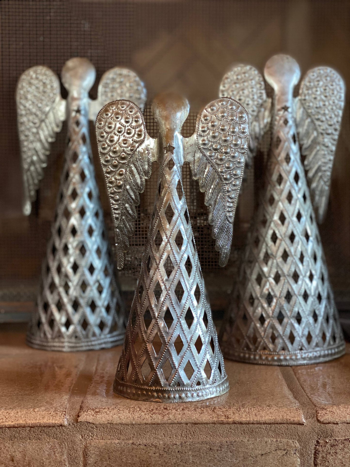 Table Top Decorations 11", 9" and 7" set of 3 Handmade Haiti