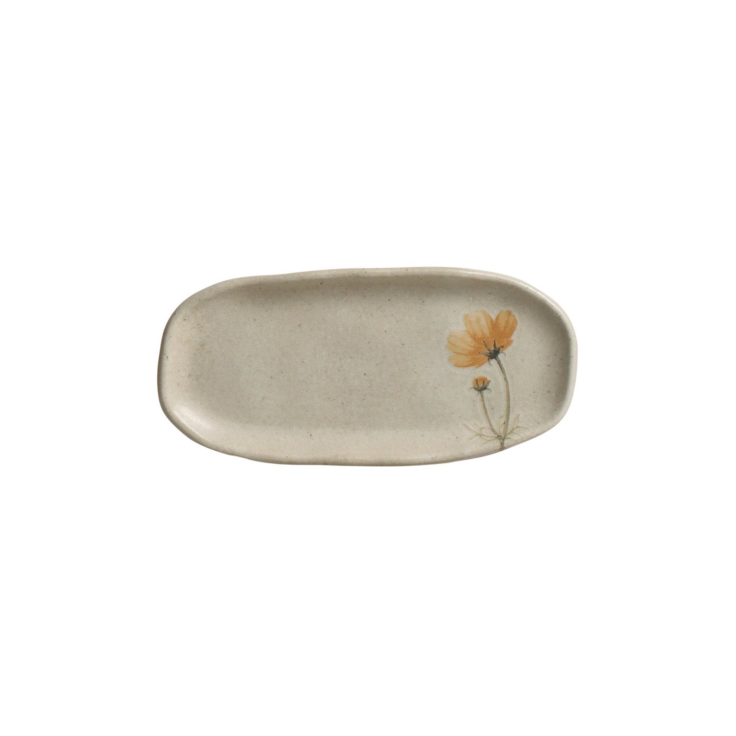 Shallow Organic Oval Platter Mini Set of 4