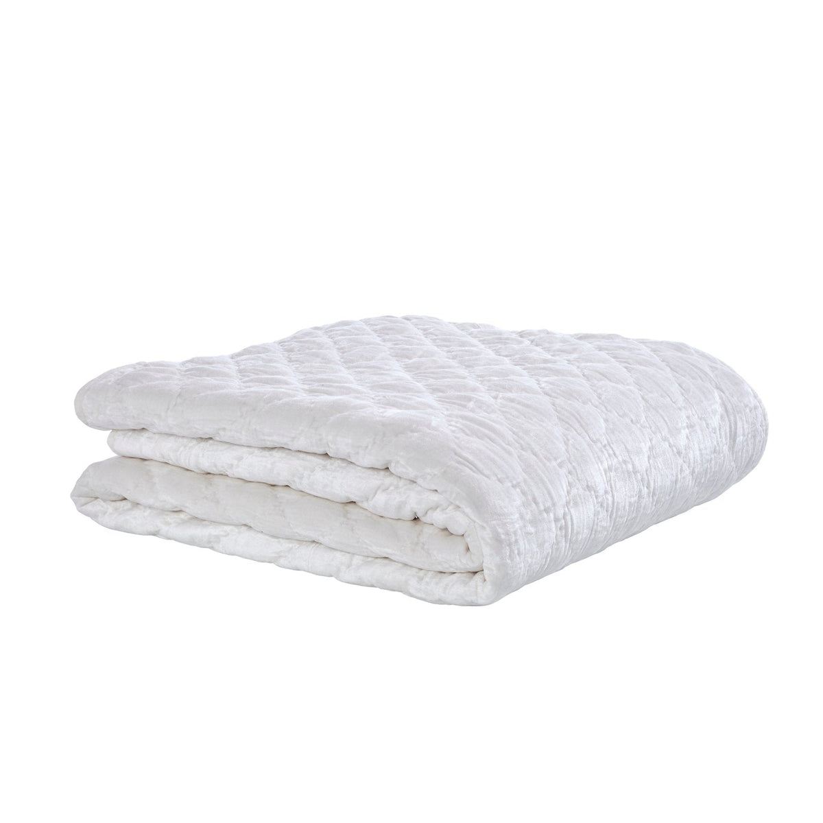 Clermont Diamond Velvet Quilt