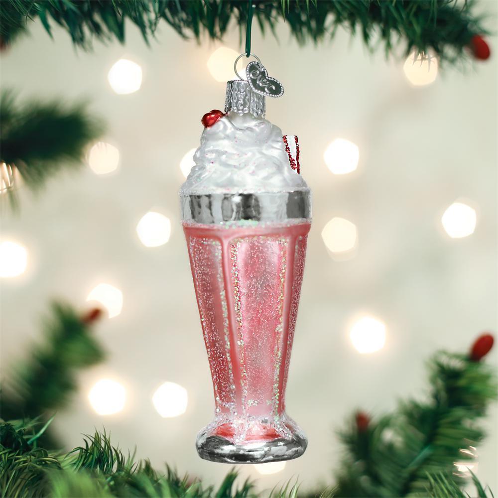Soda Shop Milkshake Ornament (Gift Boxed)