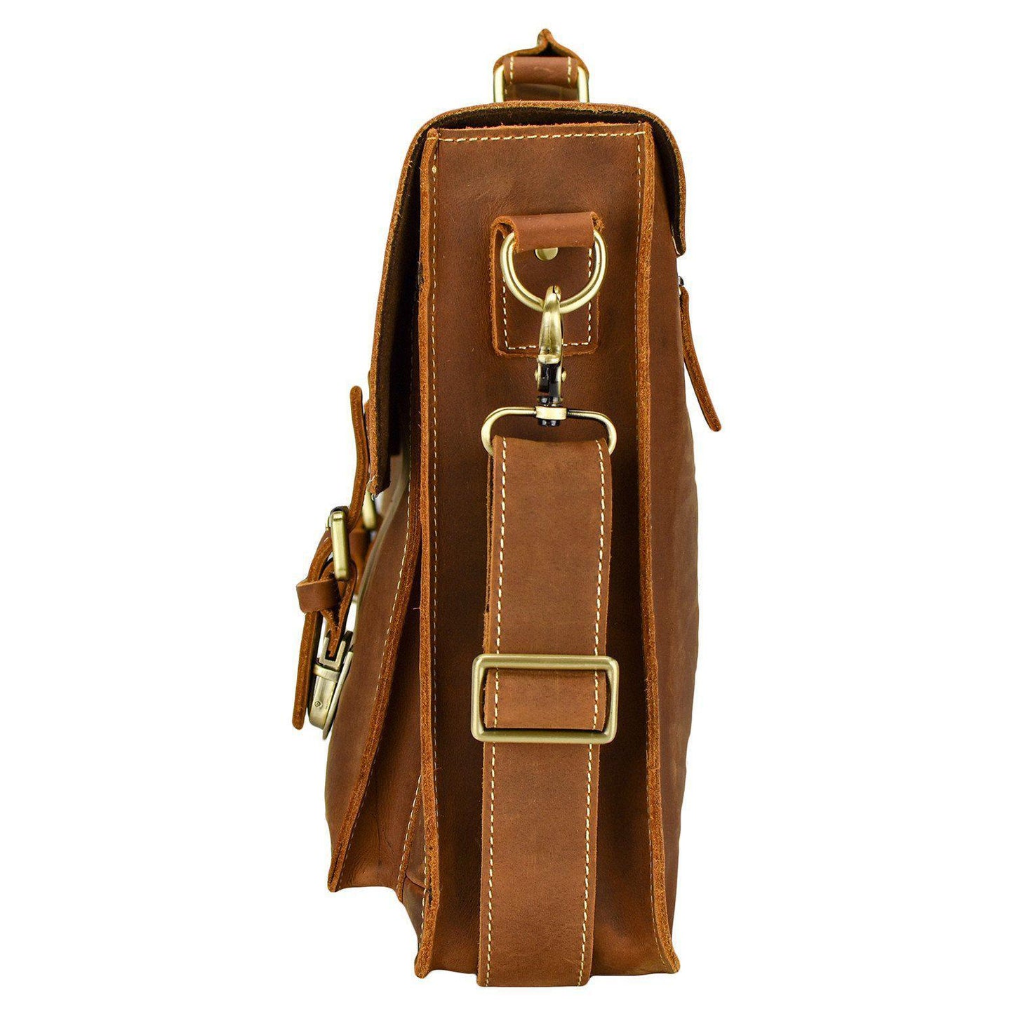 WANDERLUST Large Vintage Satchel ~ British Tan ~