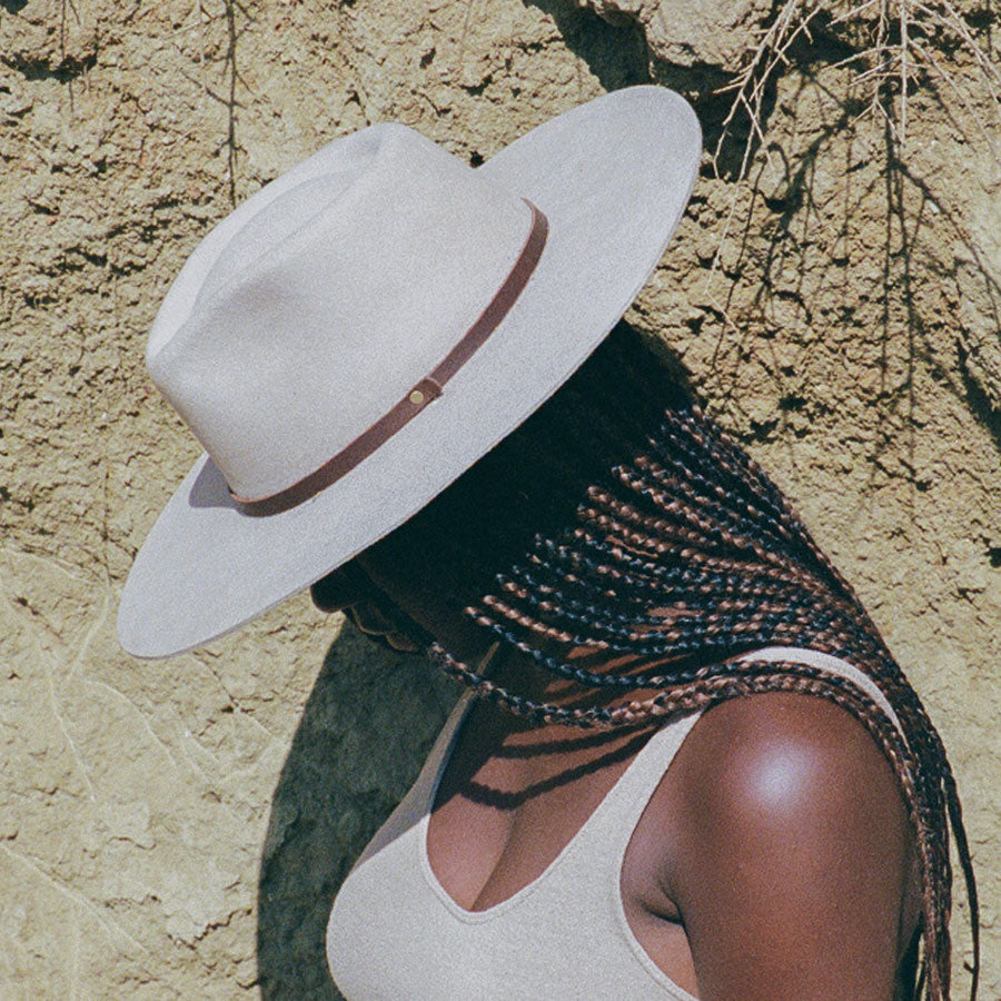 La Vida Wool Rancher Hat - Taupe