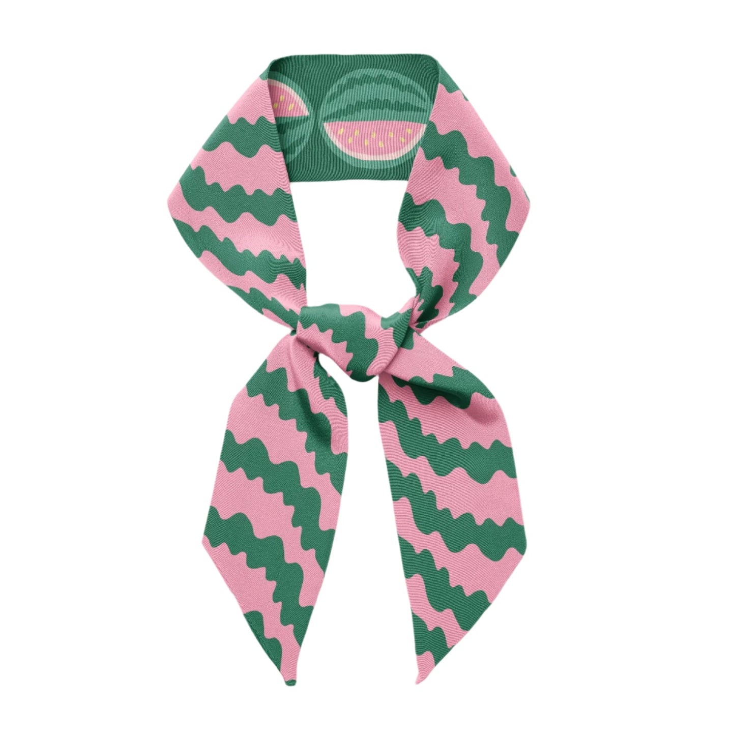 Watermelon Twilly Ribbon Scarf