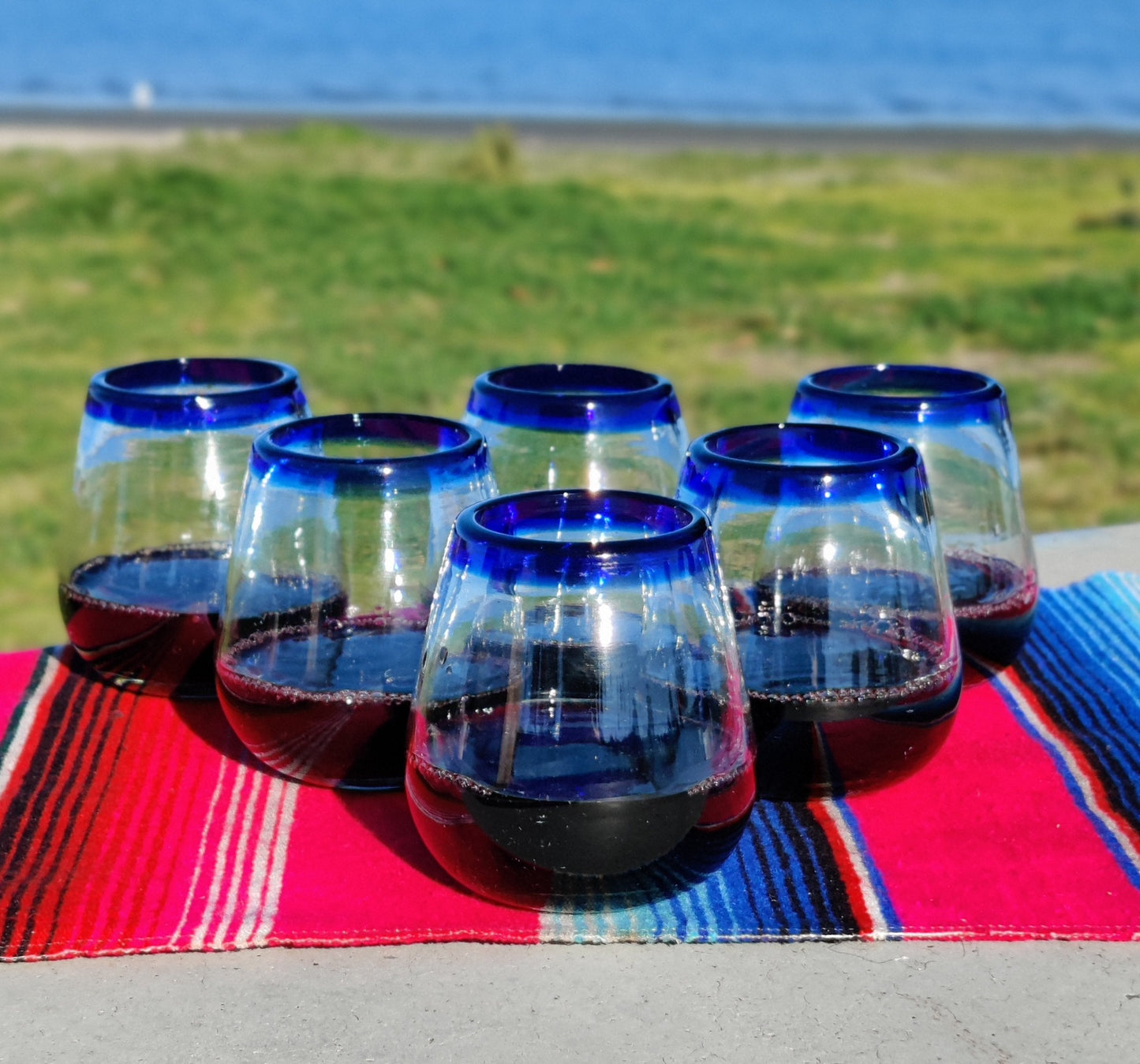 Stemless Wine Glasses - Set of 6