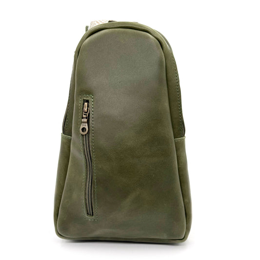 Sling Crossbody Backpack in Sage