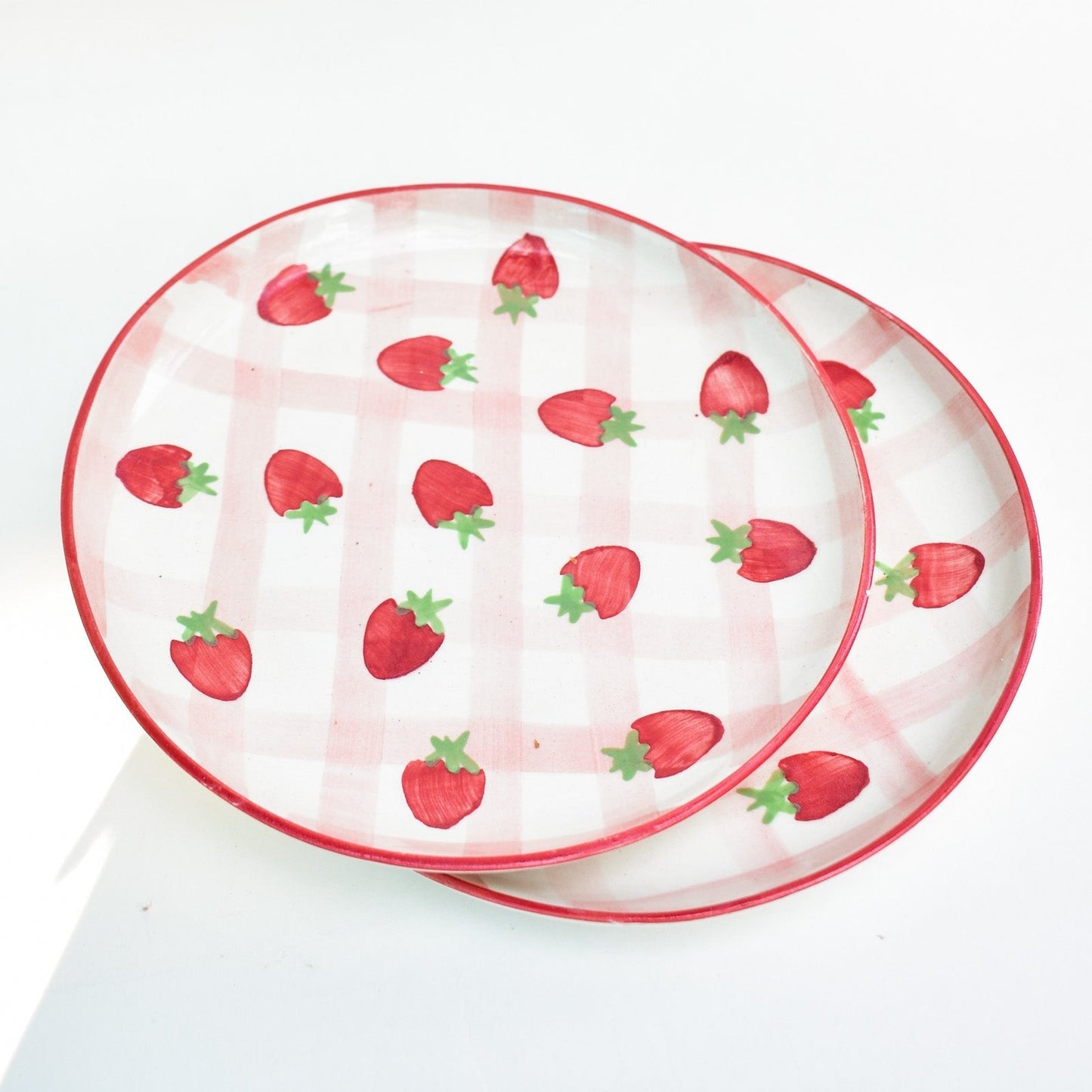 S/2 Dessert Plate - Strawberry Shortcake