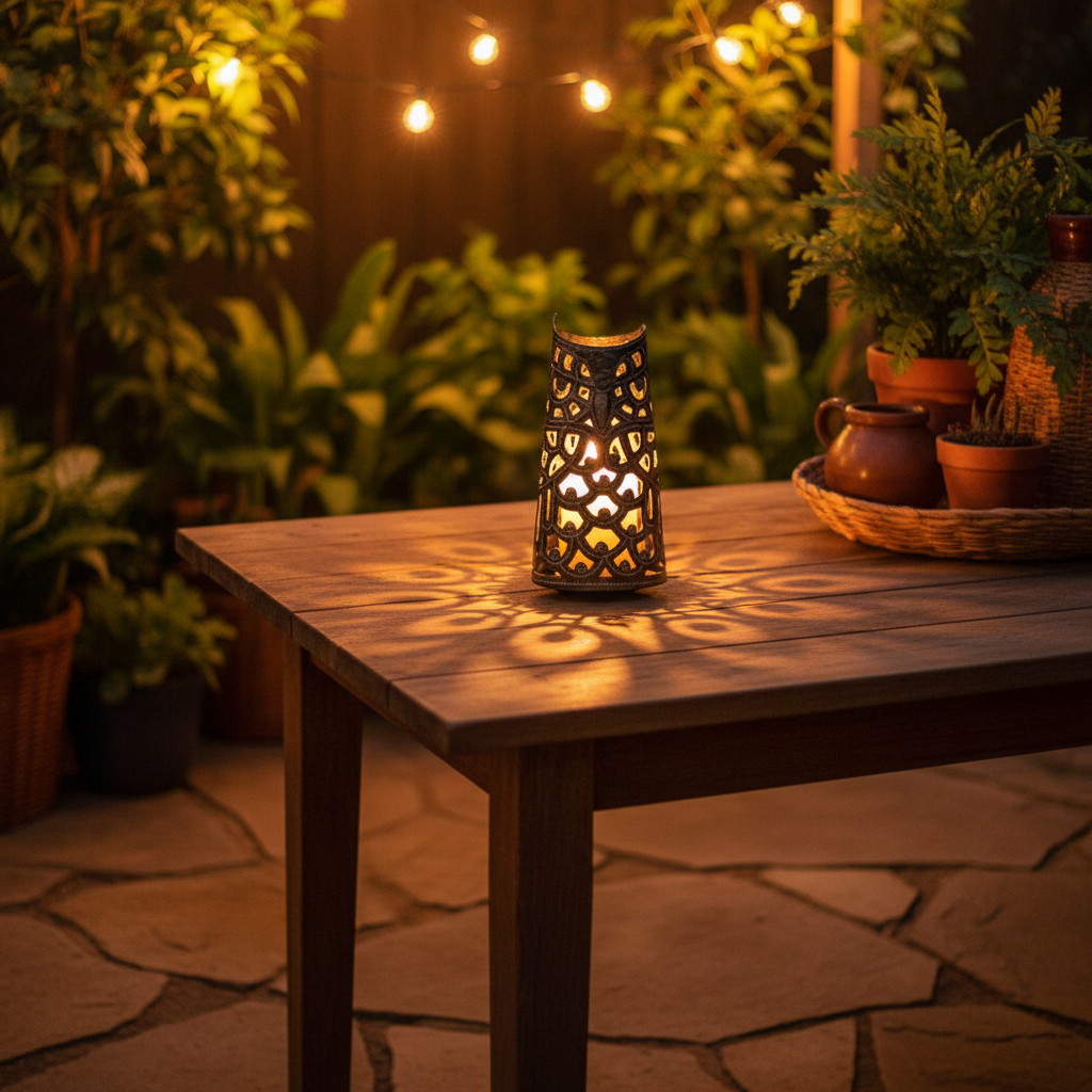 Owl Light Candle Holder