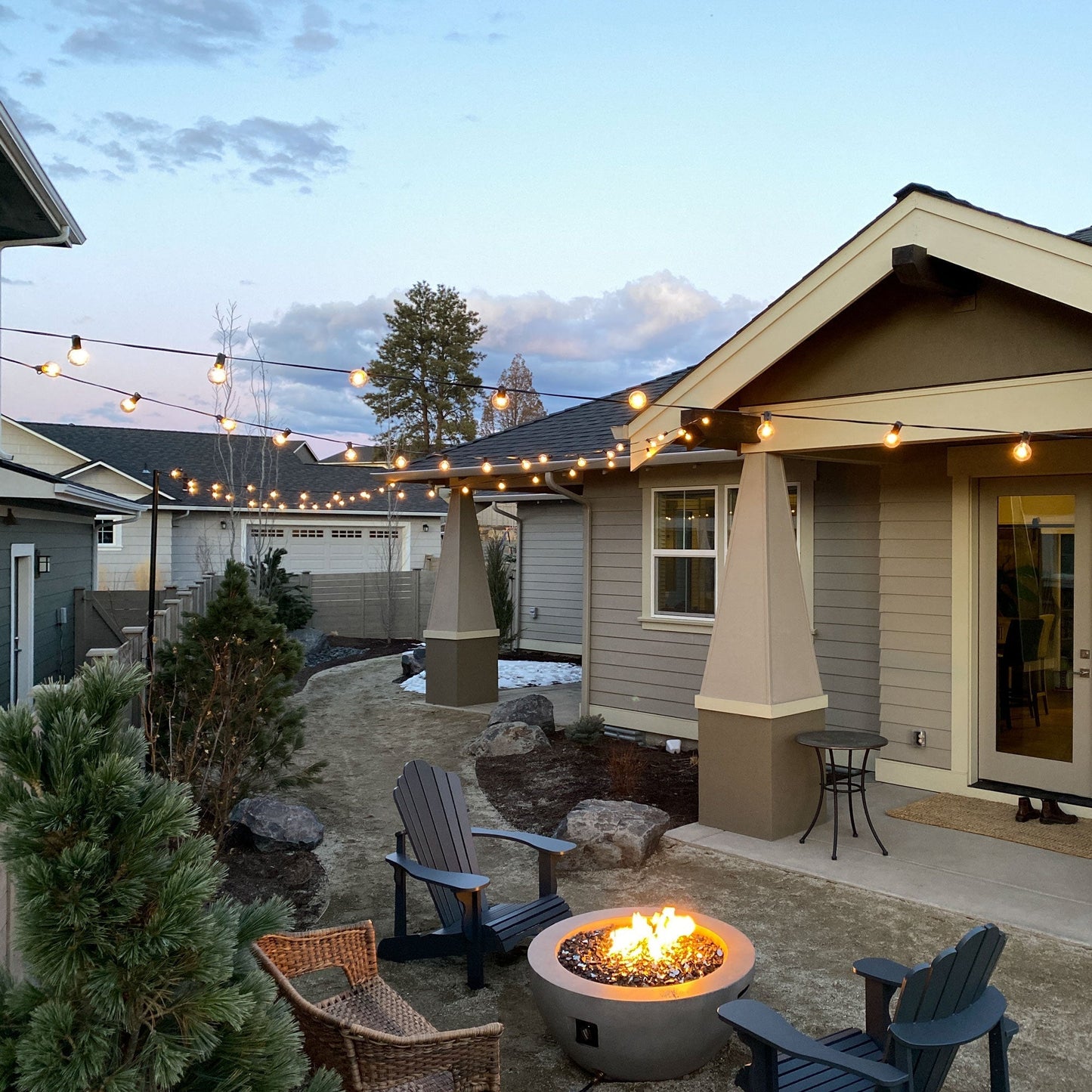 String Light Pole Stand With Brackets