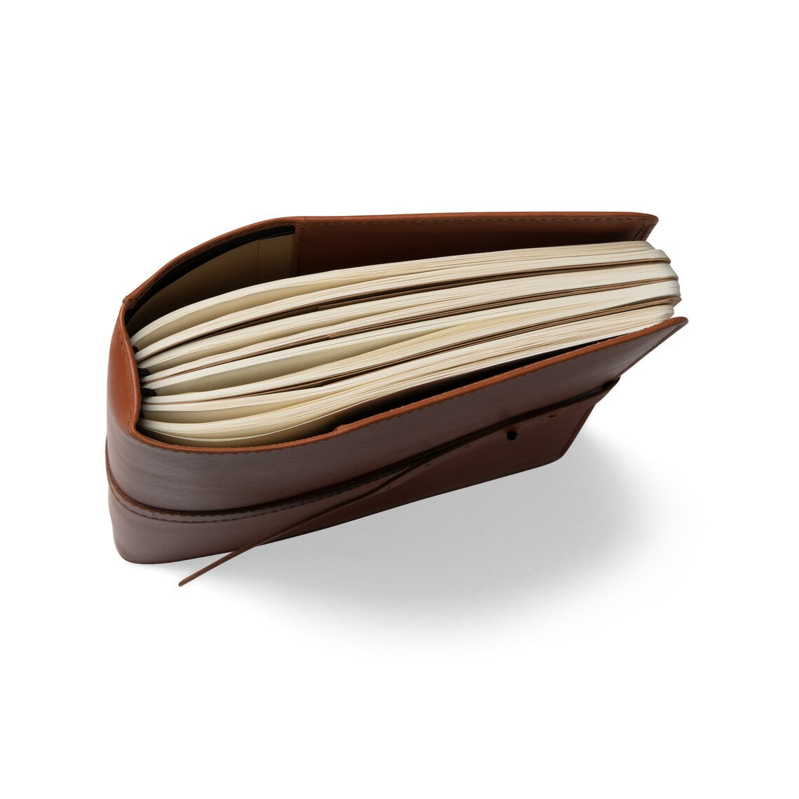 Theodore Leather Cognac Legacy Binder