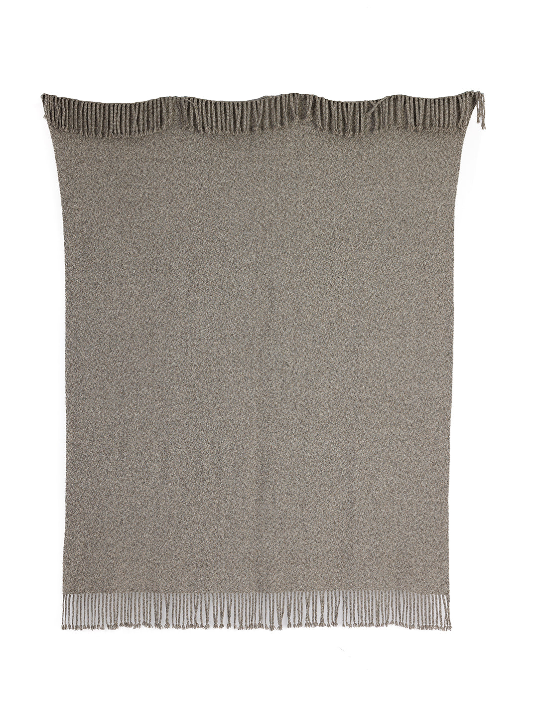 Kulsi Collection - Pima Cotton & Undyed Baby Alpaca - Graphite Throw