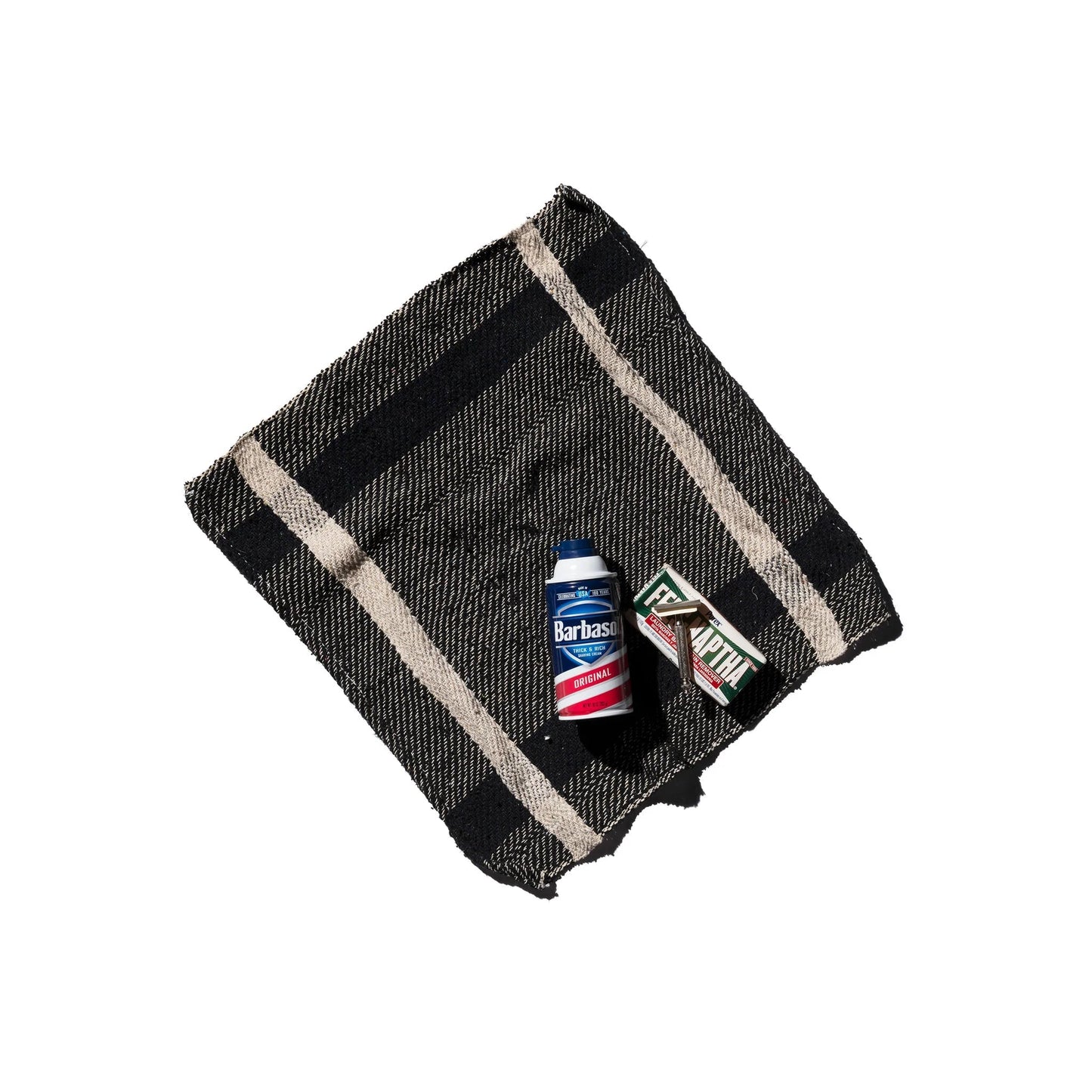 India Kitchen Towel - Black Check