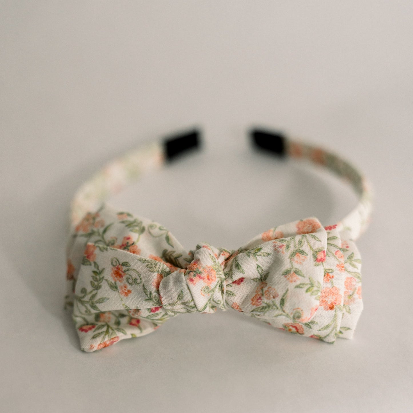 Three Little Bows Headband- Blushing Blooms