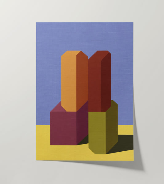 Form and Structure No. 09 — Geometric Abstract Art Print
