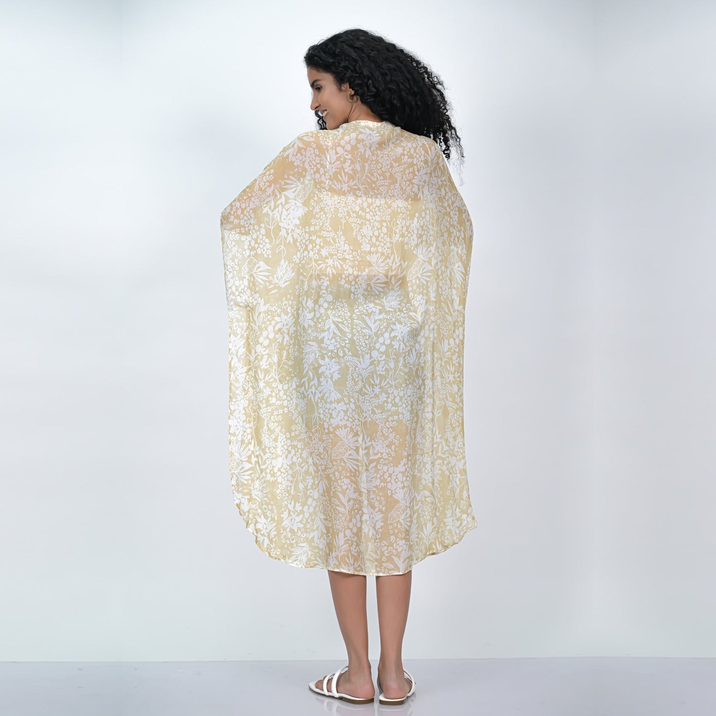 Binary Leaflet Caftan - Golden