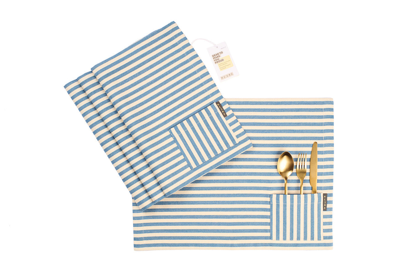 Cotton Cloth Placemats, Set of 4