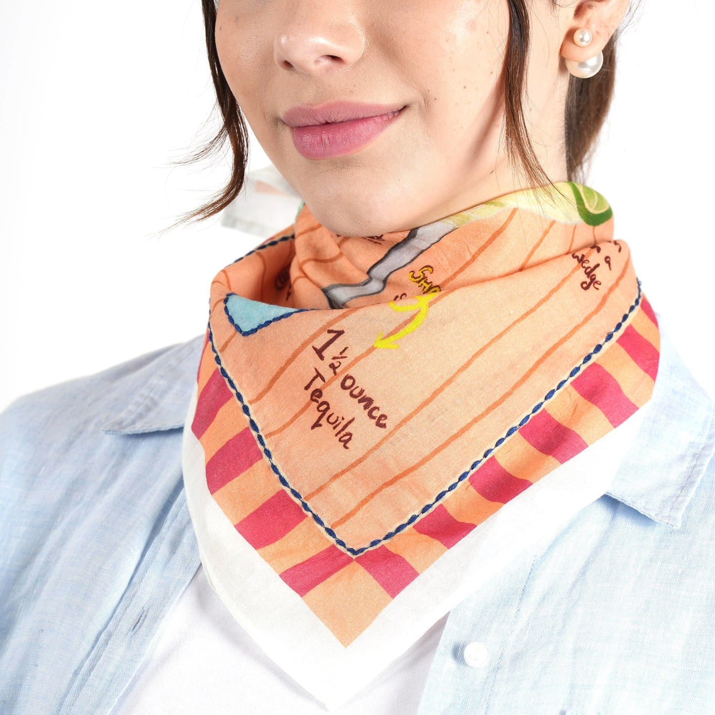 Margarita Muse Bandana - Salmon Orange