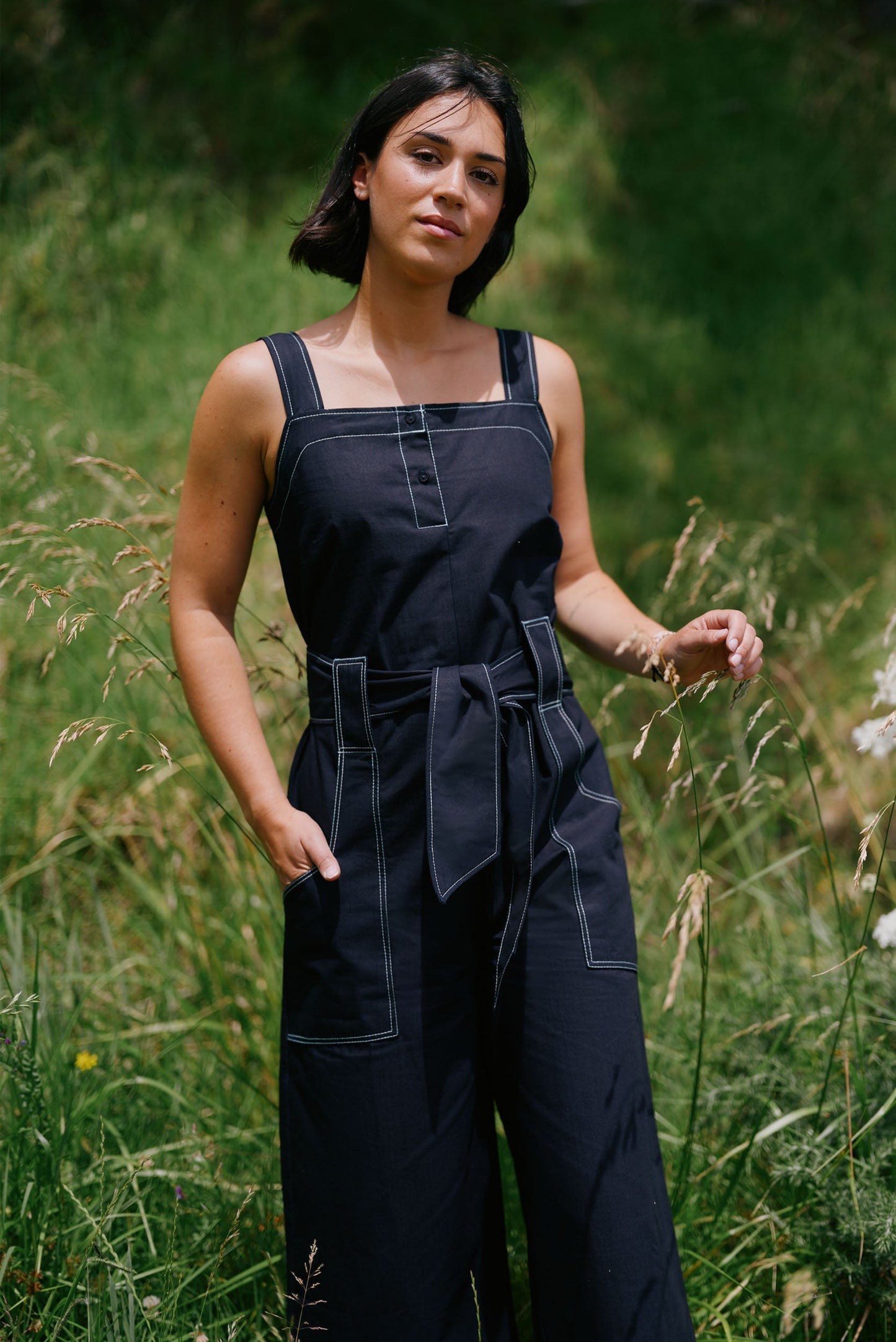 Goldie Jumpsuit | Indigo