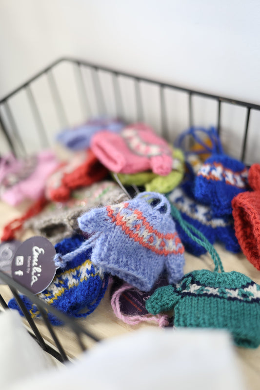 Mini Sweater Ornaments