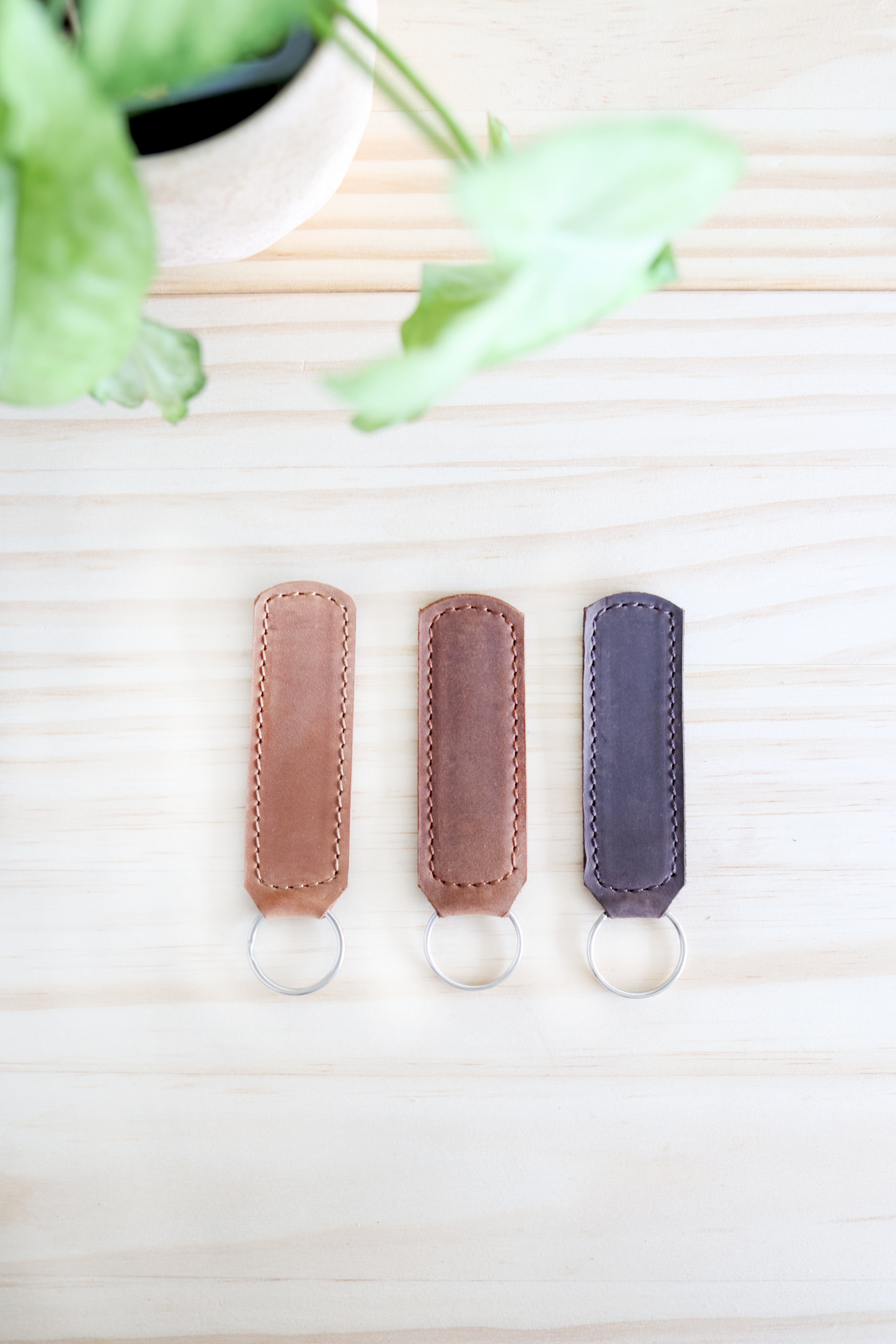 Leather Keychain