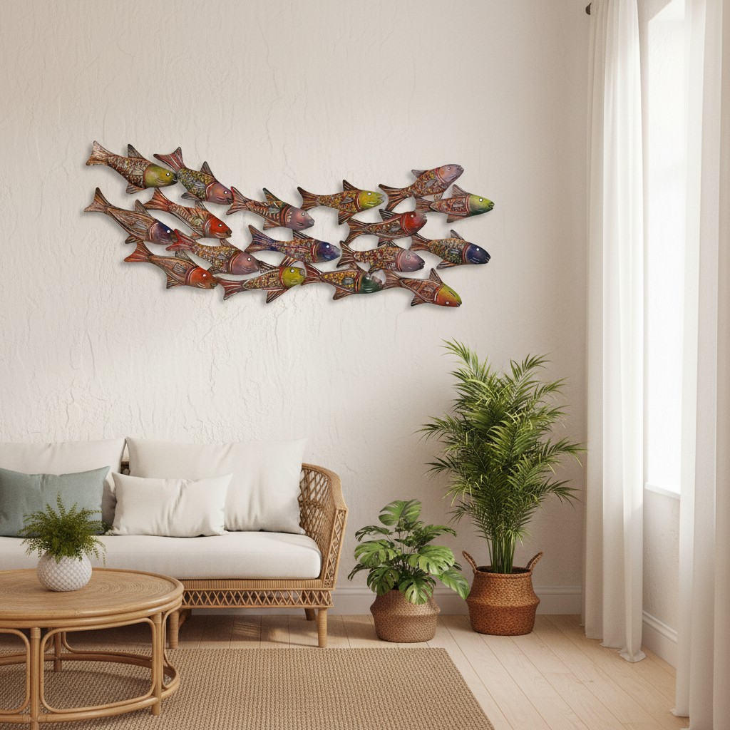 Painted Schooling Fish