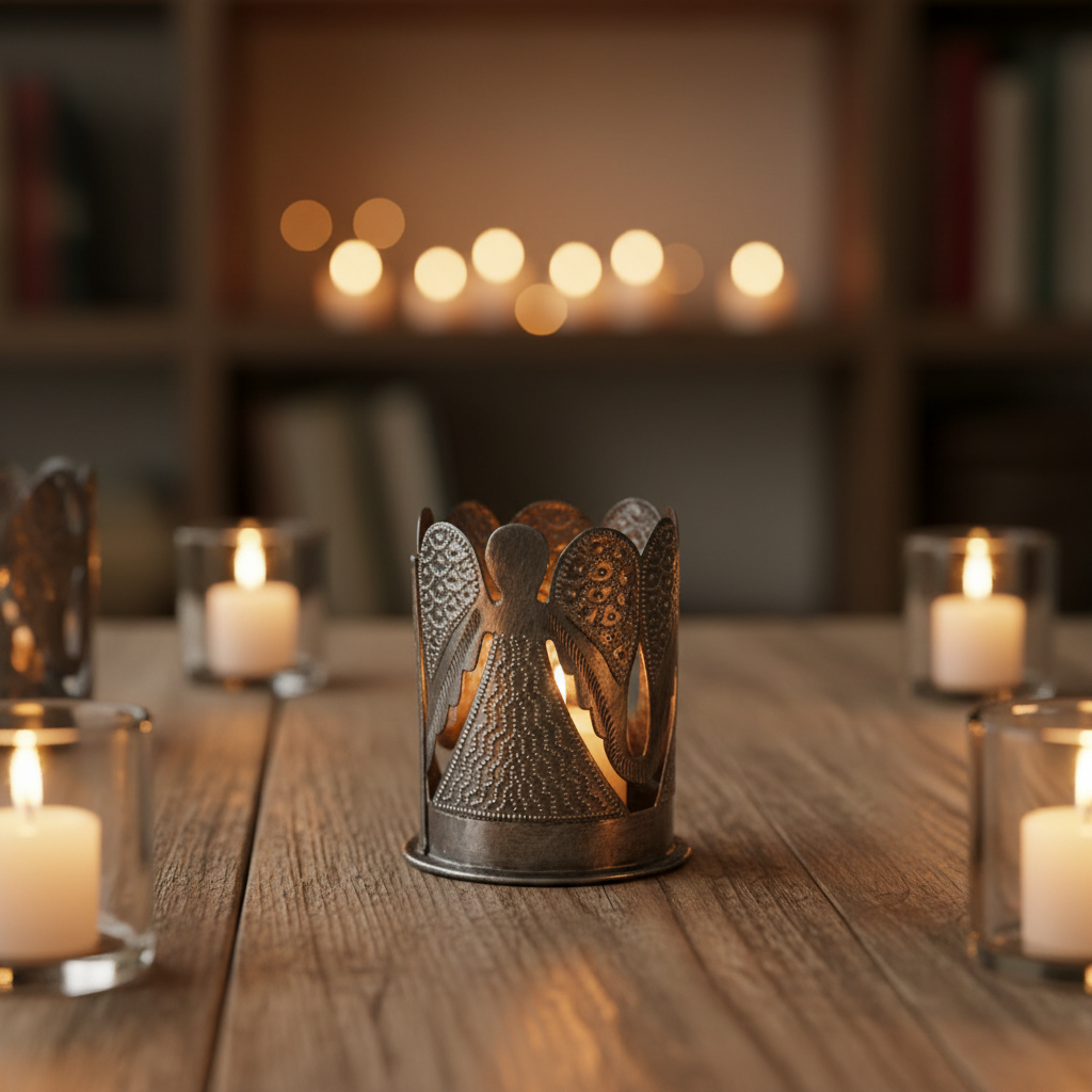 Angel Votive / Pencil Holder
