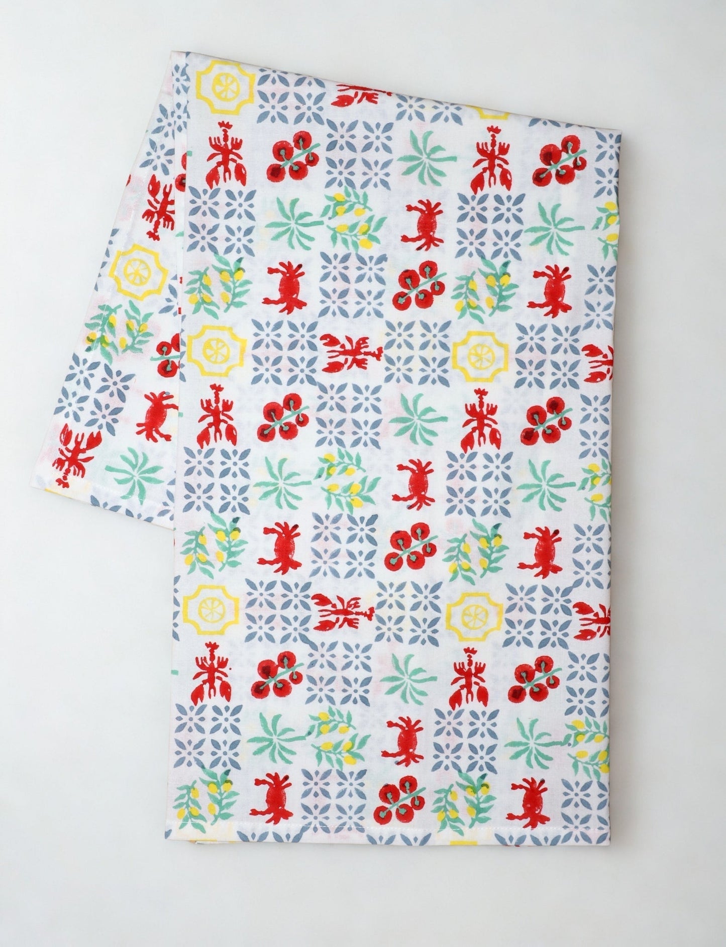 S/2 New Orleans Riviera Cotton Tea Towel