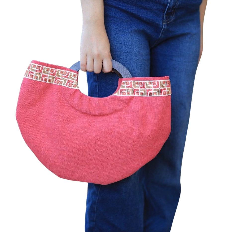 Half Moon Purse - Red