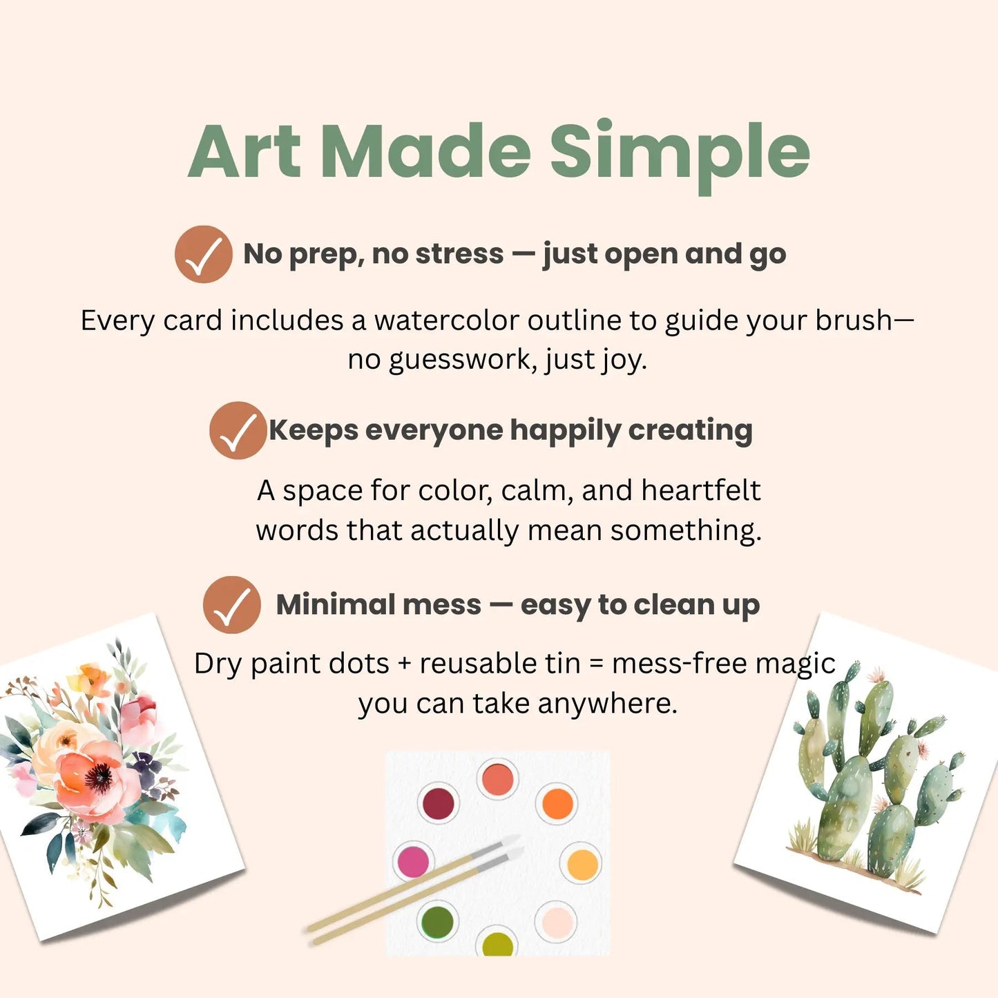 All-in-One Watercolor Art Prints + Postcards: Vibrant Botanicals