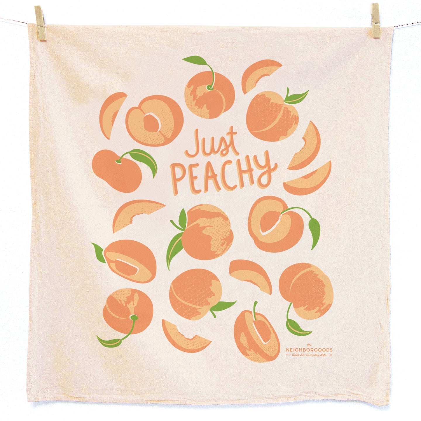 Peach Tart - Dish Towel Set of 2