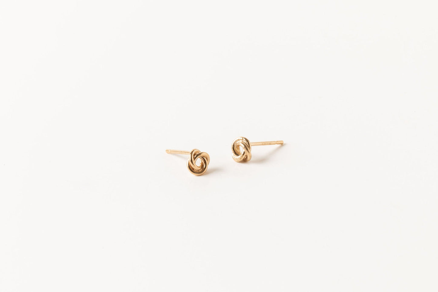 Petite Knot Studs | Gold Fill