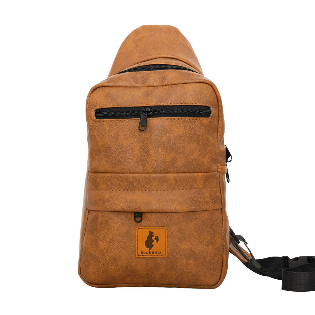 Vegan Leather Crossbody Bag for Women | Umoja Large Sling Bag for Men