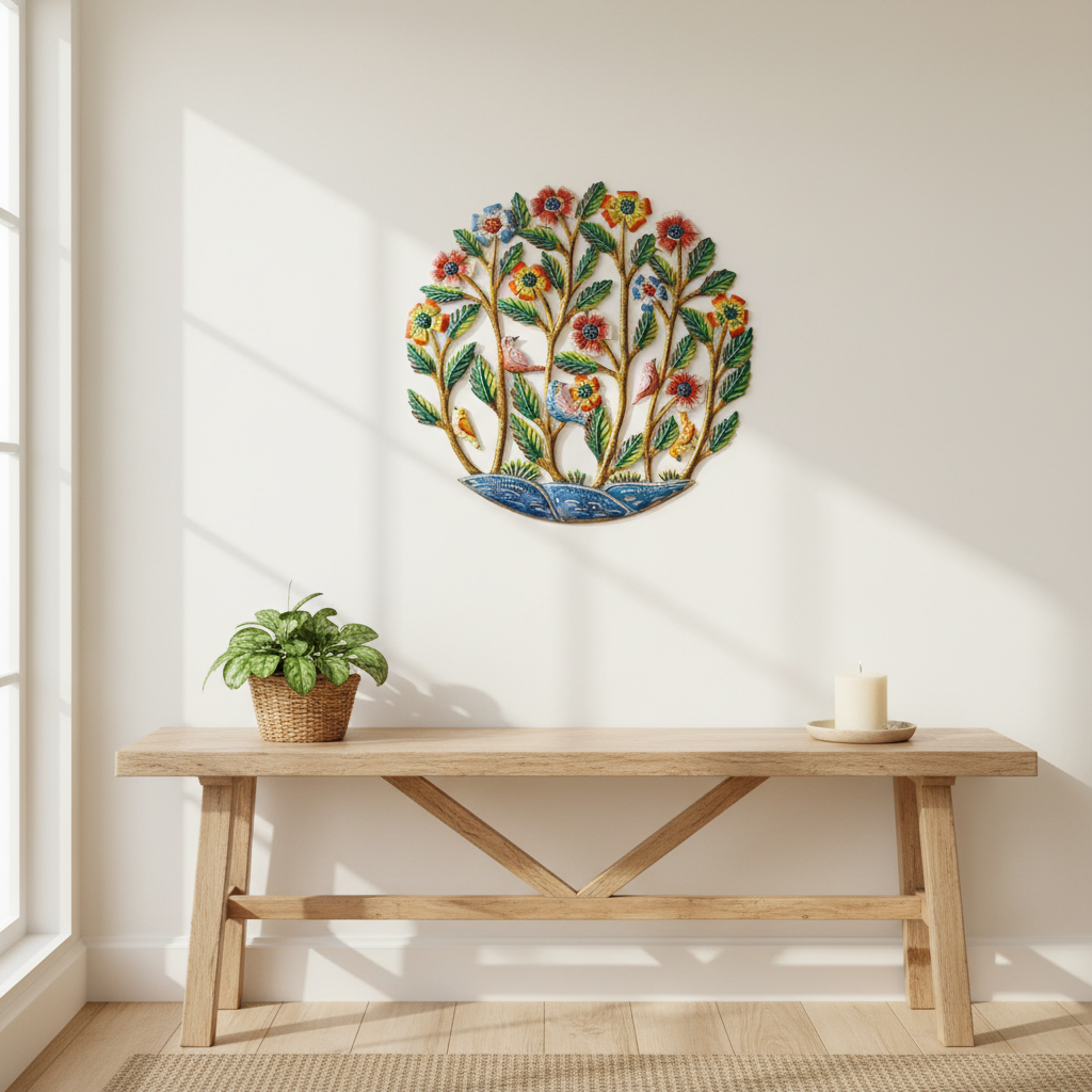Painted Birds & Flowers