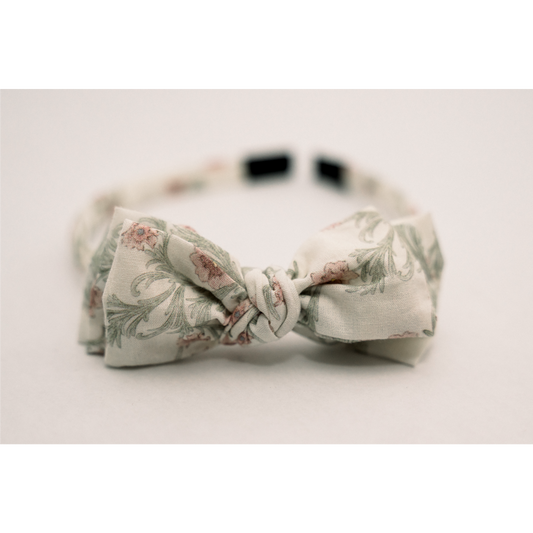Three Little Bows Headband-Lavender Fields